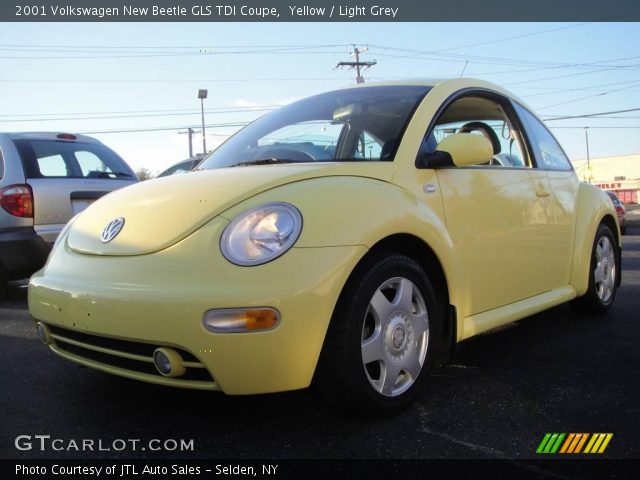 2001 Volkswagen New Beetle GLS TDI Coupe in Yellow