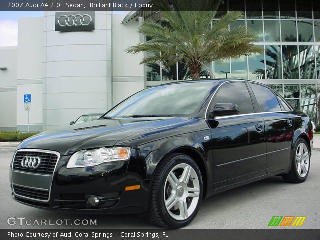 2007 Audi A4 2.0T Sedan in Brilliant Black