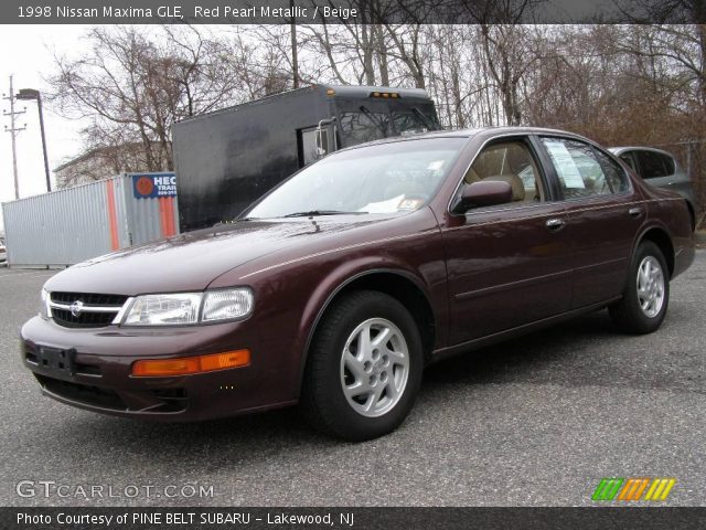 1998 Nissan Maxima GLE in Red Pearl Metallic