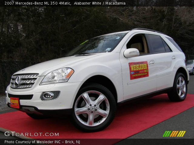 2007 Mercedes-Benz ML 350 4Matic in Alabaster White
