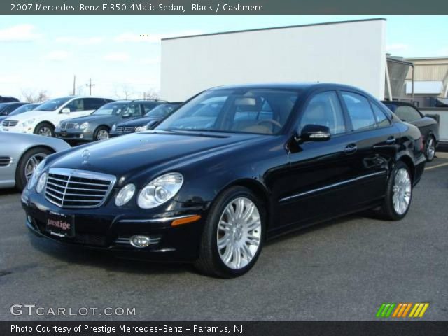 2007 Mercedes-Benz E 350 4Matic Sedan in Black