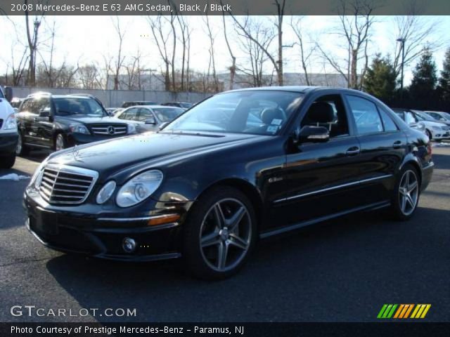2008 Mercedes-Benz E 63 AMG Sedan in Black