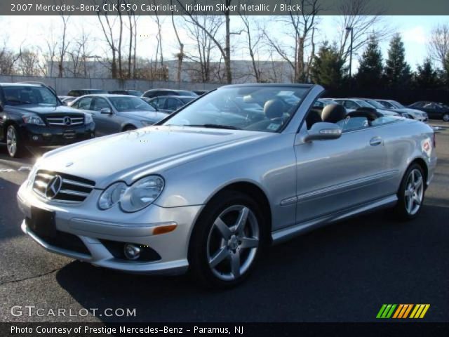 2007 Mercedes-Benz CLK 550 Cabriolet in Iridium Silver Metallic
