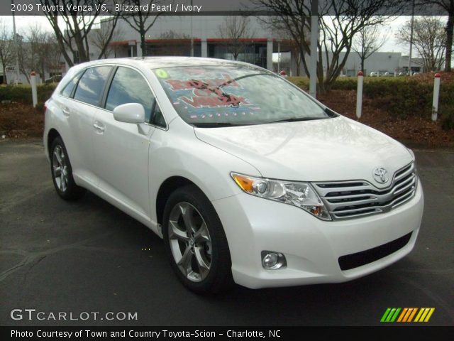 2009 Toyota Venza V6 in Blizzard Pearl