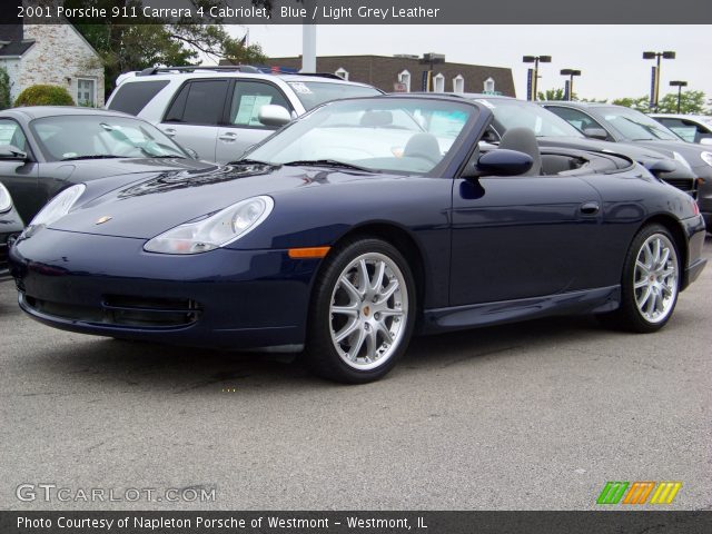 2001 Porsche 911 Carrera 4 Cabriolet in Blue