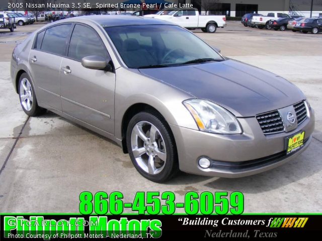 2005 Nissan Maxima 3.5 SE in Spirited Bronze Pearl