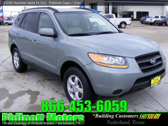 2008 Hyundai Santa Fe GLS in Platinum Sage