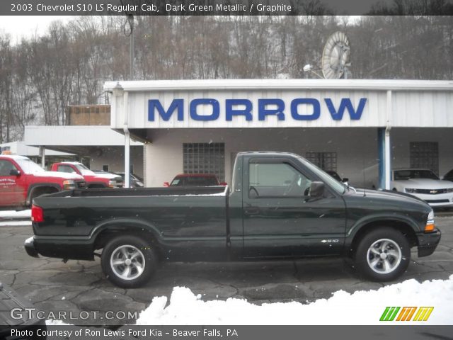 2003 Chevrolet S10 LS Regular Cab in Dark Green Metallic