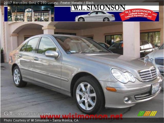 2007 Mercedes-Benz C 280 Luxury in Pewter Metallic