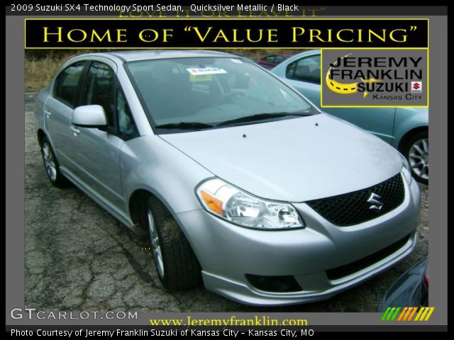 2009 Suzuki SX4 Technology Sport Sedan in Quicksilver Metallic