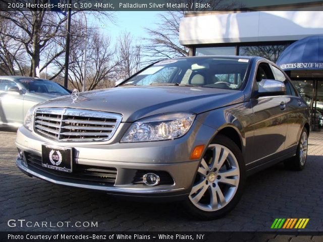 2009 Mercedes-Benz C 300 4Matic in Palladium Silver Metallic