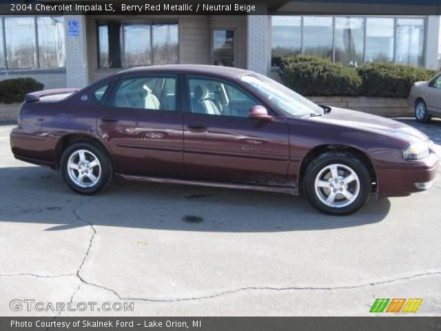 2004 Chevrolet Impala LS in Berry Red Metallic