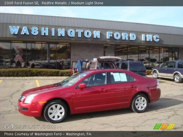 2006 Ford Fusion SE in Redfire Metallic