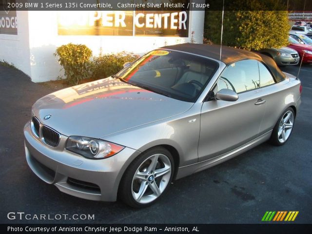 2009 BMW 1 Series 135i Convertible in Cashmere Silver Metallic