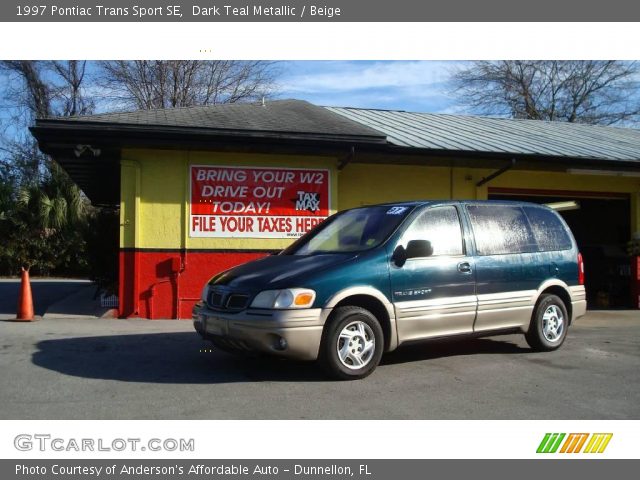1997 Pontiac Trans Sport SE in Dark Teal Metallic
