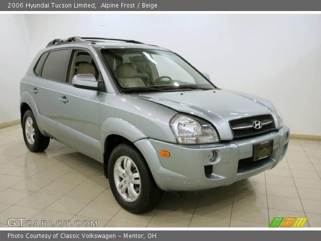 2006 Hyundai Tucson Limited in Alpine Frost