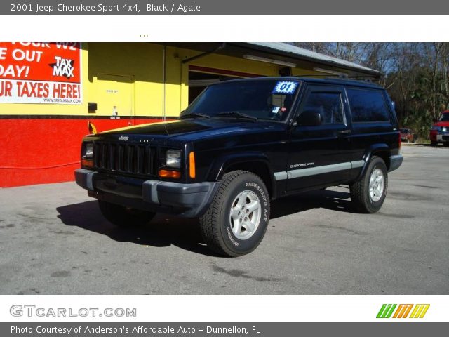 2001 Jeep Cherokee Sport 4x4 in Black