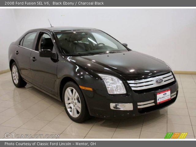 2008 Ford Fusion SEL V6 in Black Ebony