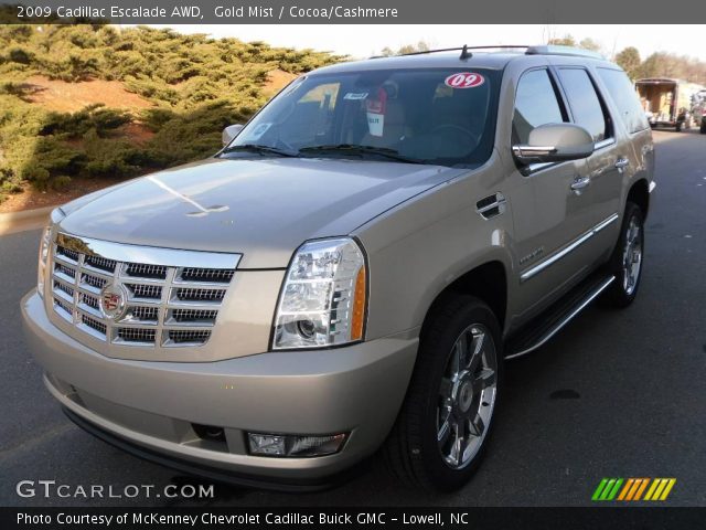 2009 Cadillac Escalade AWD in Gold Mist