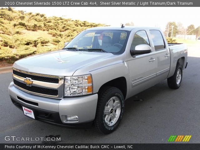 2010 Chevrolet Silverado 1500 LTZ Crew Cab 4x4 in Sheer Silver Metallic