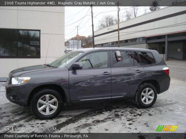 2008 Toyota Highlander 4WD in Magnetic Gray Metallic