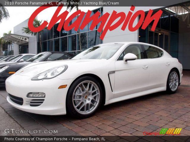2010 Porsche Panamera 4S in Carrara White