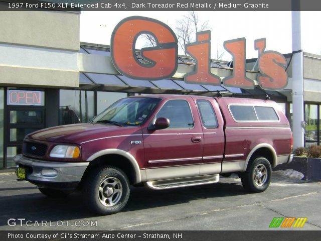 1997 Ford F150 XLT Extended Cab 4x4 in Dark Toreador Red Metallic
