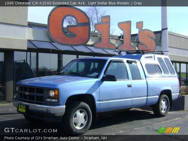 1996 Chevrolet C/K K1500 Extended Cab 4x4 in Light Stellar Blue Metallic