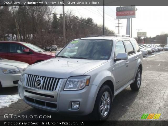 2008 Mercury Mariner V6 Premier 4WD in Silver Metallic