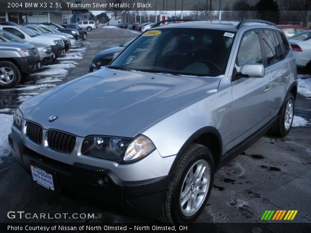 2004 BMW X3 2.5i in Titanium Silver Metallic