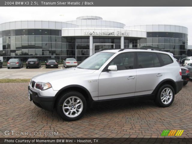 2004 BMW X3 2.5i in Titanium Silver Metallic