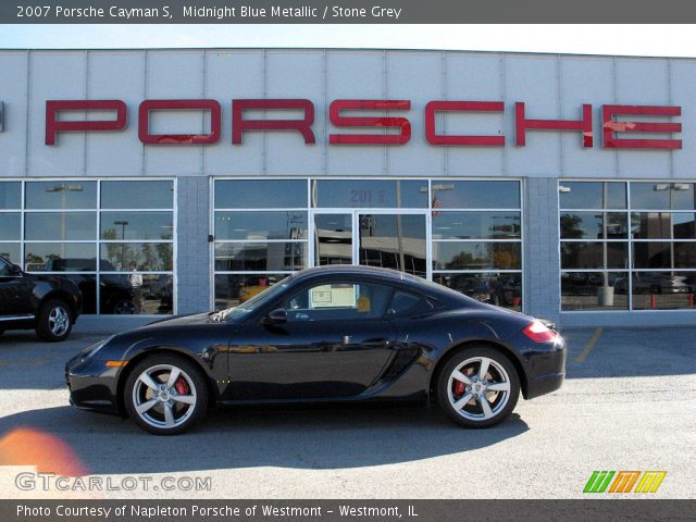 2007 Porsche Cayman S in Midnight Blue Metallic