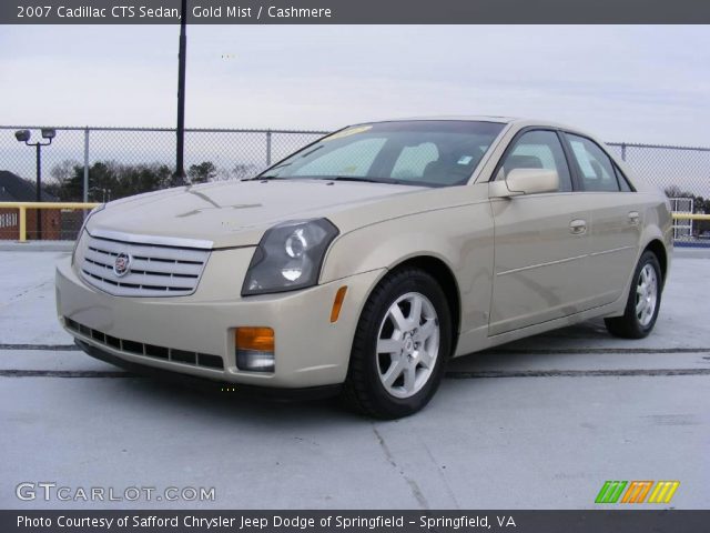 2007 Cadillac CTS Sedan in Gold Mist