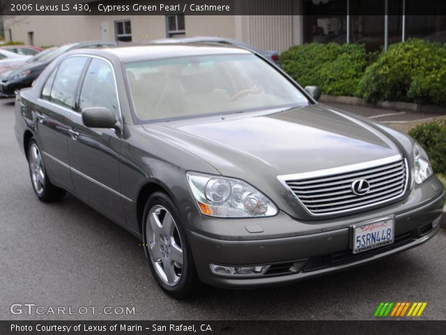 2006 Lexus LS 430 in Cypress Green Pearl