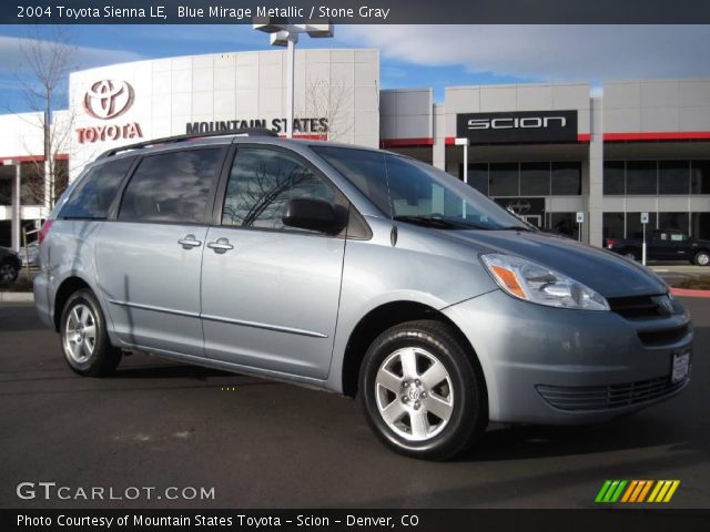 2004 Toyota Sienna LE in Blue Mirage Metallic