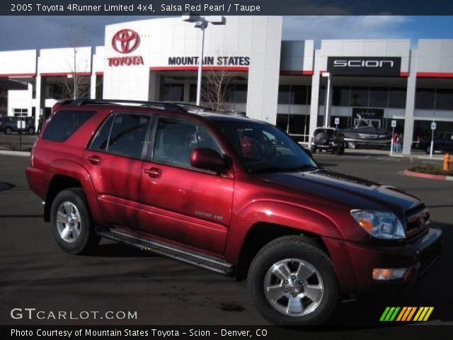 2005 Toyota 4Runner Limited 4x4 in Salsa Red Pearl