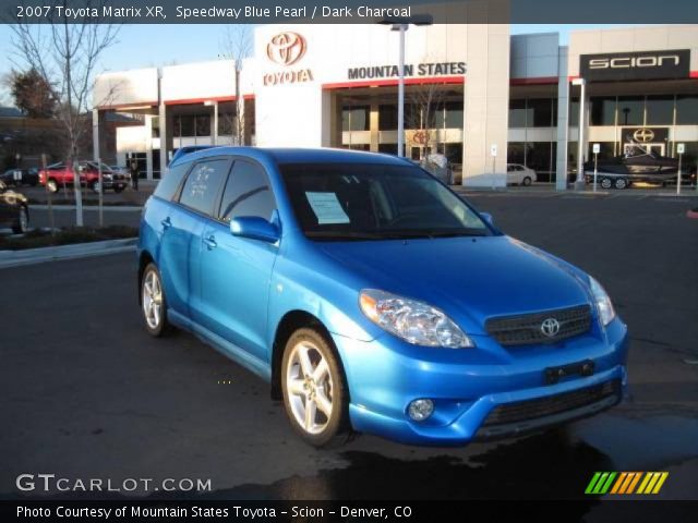 2007 Toyota Matrix XR in Speedway Blue Pearl