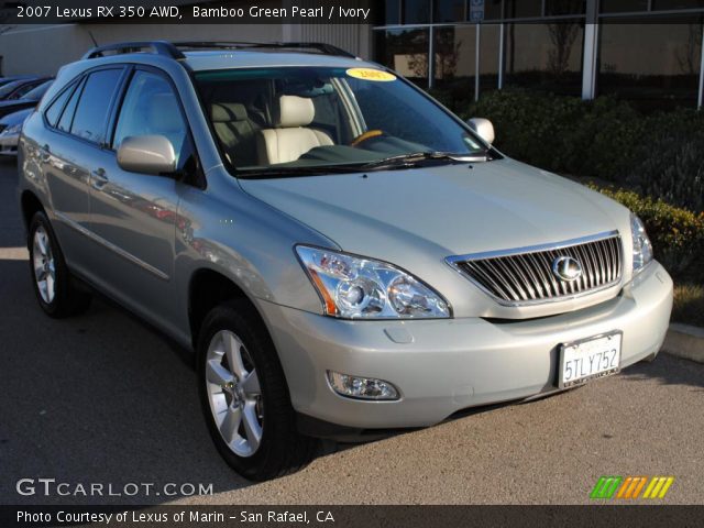 2007 Lexus RX 350 AWD in Bamboo Green Pearl
