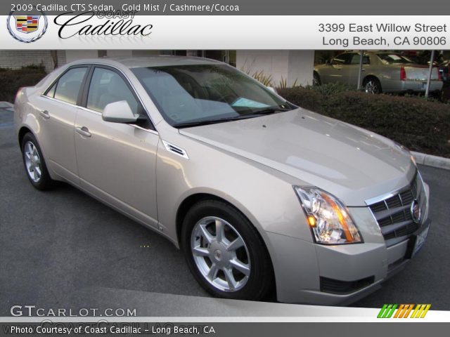 2009 Cadillac CTS Sedan in Gold Mist