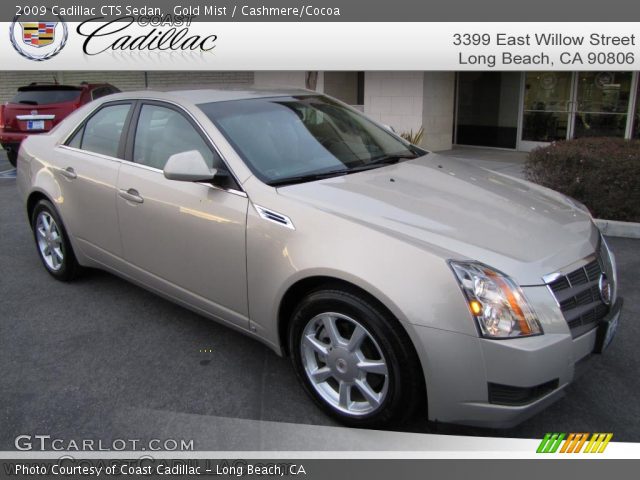 2009 Cadillac CTS Sedan in Gold Mist