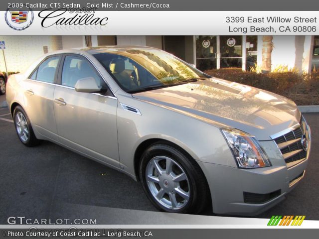 2009 Cadillac CTS Sedan in Gold Mist