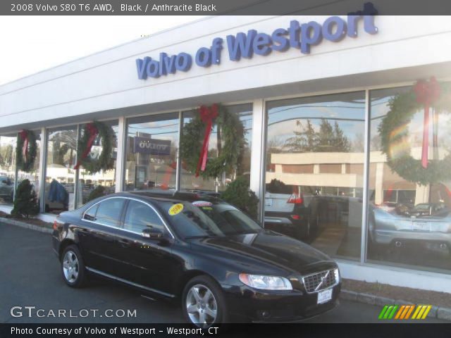 2008 Volvo S80 T6 AWD in Black