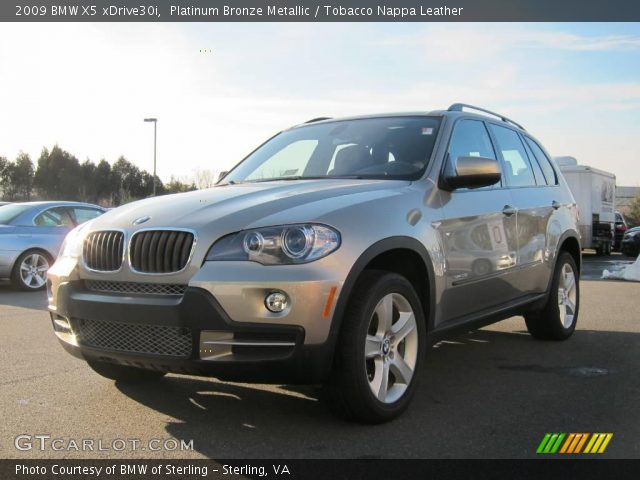 2009 BMW X5 xDrive30i in Platinum Bronze Metallic
