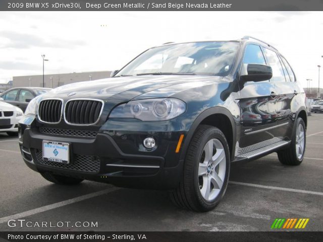 2009 BMW X5 xDrive30i in Deep Green Metallic