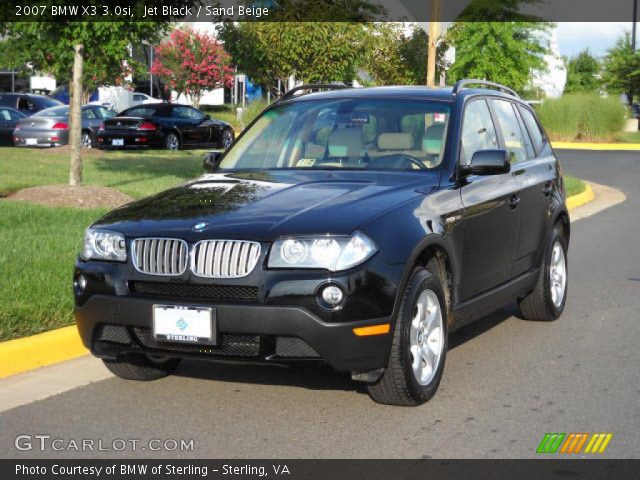2007 BMW X3 3.0si in Jet Black