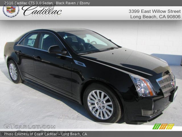 2010 Cadillac CTS 3.0 Sedan in Black Raven