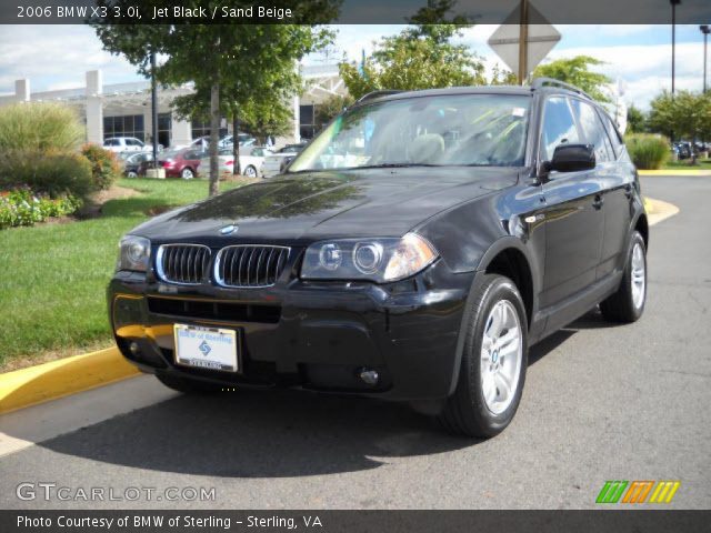2006 BMW X3 3.0i in Jet Black