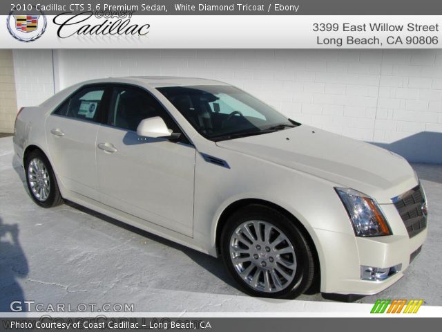 2010 Cadillac CTS 3.6 Premium Sedan in White Diamond Tricoat