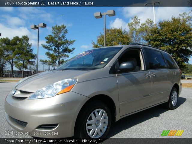 2006 Toyota Sienna LE in Desert Sand Mica
