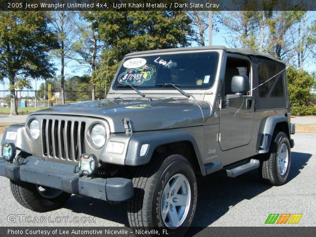 2005 Jeep Wrangler Unlimited 4x4 in Light Khaki Metallic
